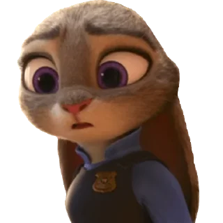 😔 emoji Judy and Nick Telegram sticker 7 of 23