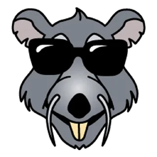 😎 emoji Rat @durakrats Telegram sticker 12 of 25