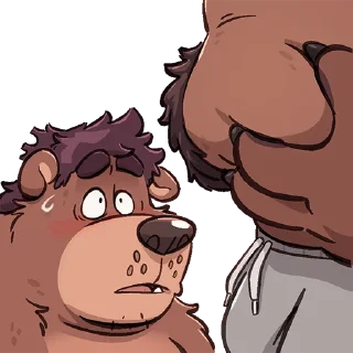 💦 emoji Jan the Bear Telegram sticker 24 of 60
