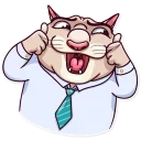 Sticker from Big Boss Cat