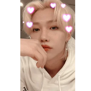🥰 emoji Lee Felix... ♡ Telegram sticker 9 of 112