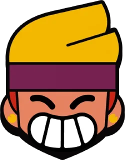 🙂 emoji ЗНАЧКИ БРАВЛ СТАРС 3 Telegram sticker 7 of 74