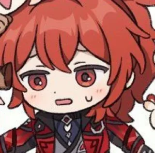 😰 emoji Дилюк Telegram sticker 21 of 65