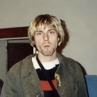 🎸 emoji 🎸Kurt Cobain Supermacy 🎸 Telegram sticker 10 of 56