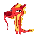 Sticker from Chinese Dragon