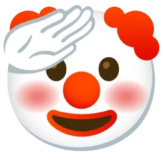 🫡 emoji Clown Stuff Telegram sticker 9 of 26