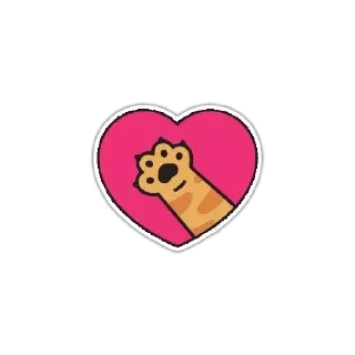 ❤️ emoji @GIFSTIKI (◕‿◕) Ⓒⓤⓣⓘⓔ Telegram sticker 7 of 120