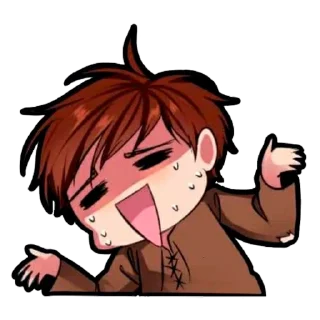 😅 emoji The beginning after the end Telegram sticker 7 of 31
