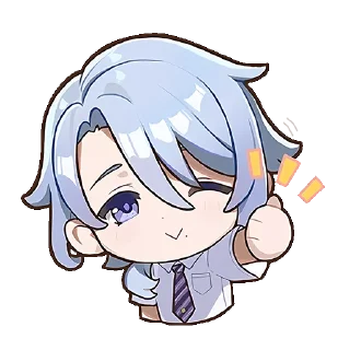 👍 emoji Коллаб пак 原神 | @yg413 Telegram sticker 15 of 22