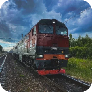 🚂 emoji Просто стики Telegram sticker 21 of 65