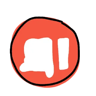 👎 emoji Тру Гуль 𝙍𝙚𝘽𝙤𝙧𝙣 Telegram sticker 18 of 28