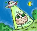 😵 emoji A little cute OWL :: @line_stickers Telegram sticker 20 of 40