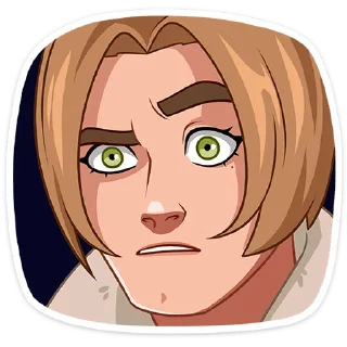 😳 emoji Леон Скотт Кеннеди @tgsticker Telegram sticker 3 of 49