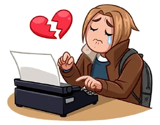 💔 emoji Леон Скотт Кеннеди @tgsticker Telegram sticker 11 of 49