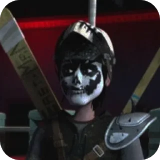 😕 emoji Casey Jones • @Earth928B Telegram sticker 23 of 40