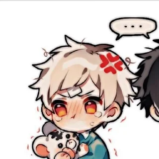 😡 emoji Шинсоукоку 🤍🖤 @Anim_StikersUWU Telegram sticker 8 of 60