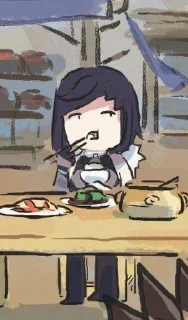 👀 emoji Yelan by @YFounder Telegram sticker 8 of 60