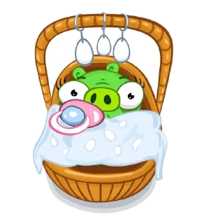 🤩 emoji Cвинки Энгри бердс @ckladstikerov7 Telegram sticker 12 of 49