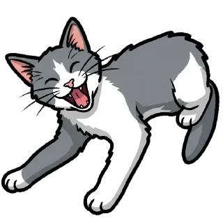 🐱 emoji Тесса Telegram sticker 5 of 19
