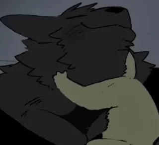 Sticker from Hyaku1063 wolf sticker pack