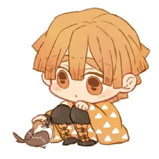 💫 emoji zenitsu! Telegram sticker 13 of 34