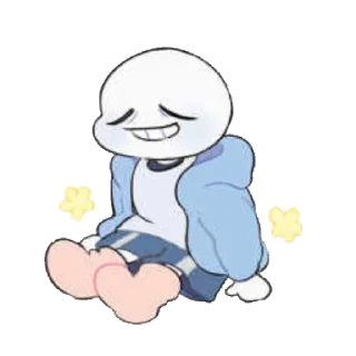 ☺️ emoji Sans-the-skeleton Telegram sticker 8 of 9
