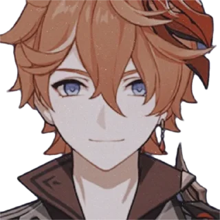 🙂 emoji Cute Genshin by @peach_artworld Telegram sticker 13 of 23