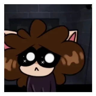 🥺 emoji Лапы вверх, это creepy cat! Telegram sticker 22 of 25