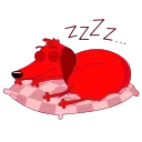 💤 emoji Taxi Dachshund (@TgSticker) Telegram sticker 17 of 20