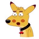 😮 emoji Taxi Dachshund (@TgSticker) Telegram sticker 20 of 20
