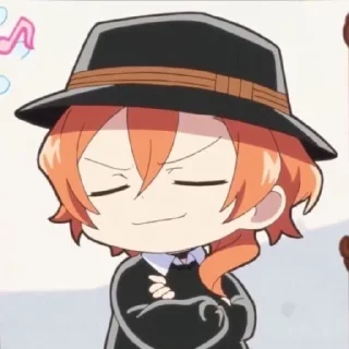 🎩 emoji чуя. Telegram sticker 5 of 21