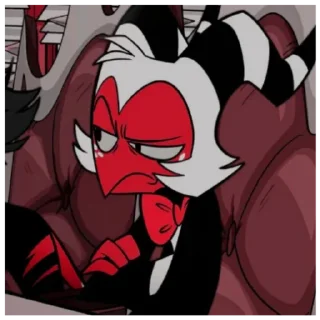 😠 emoji Moxxie Telegram sticker 14 of 19
