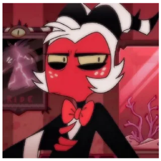 😐 emoji Moxxie Telegram sticker 9 of 19