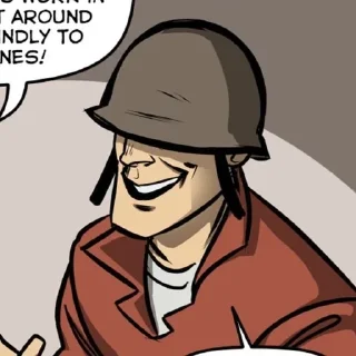 Sticker from Soldier tf2 ♪♫*•♪