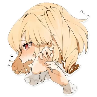 😖 emoji БОЛЬШЕ ⇨ @CLOOBHUB АНИМЕ СТИКЕРЫ ANIME STICKERS ТГ Telegram sticker 10 of 26