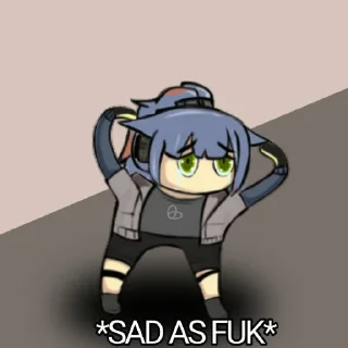 😥 emoji Meme's Telegram sticker 13 of 50
