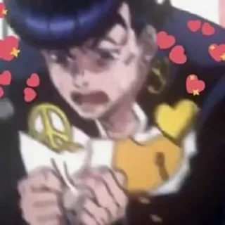 🥰 emoji onlyJosuke&Okuyasu2 @Niji_Fish Telegram sticker 9 of 120