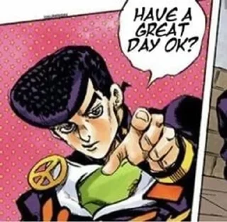 🤗 emoji onlyJosuke&Okuyasu2 @Niji_Fish Telegram sticker 17 of 120
