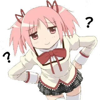 🍧 emoji Madoka ♡˖꒰ᵕ༚ᵕ⑅꒱ Telegram sticker 11 of 20