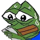 😕 emoji Distortion Pepe @Trumpach Telegram sticker 24 of 62