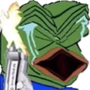 😭 emoji Distortion Pepe @Trumpach Telegram sticker 8 of 62