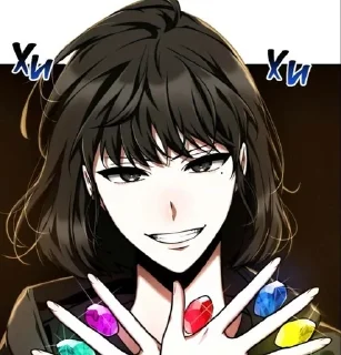 🌟 emoji Хан Суён Telegram sticker 6 of 61