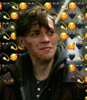 ❤ emoji Супернатурал очка Telegram sticker 10 of 42