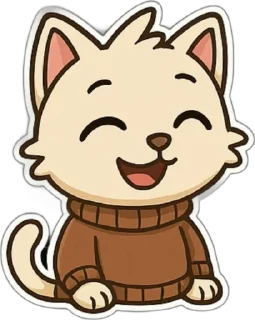 🌟 emoji 𓍼  Котик Луми  𓍼 Telegram sticker 18 of 23