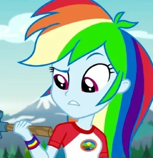 🌟 emoji 🌈 Rainbow Dash | @Earth138 ⚡ Telegram sticker 11 of 50
