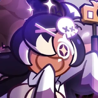 Sticker from Black garlic cookie👻