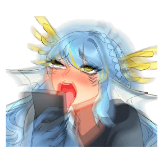 🍓 emoji Аня @Nyasticks Telegram sticker 14 of 17