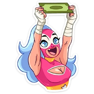 💸 emoji Леди Сила :: @stickroom Telegram sticker 8 of 48