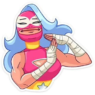 ⛔️ emoji Леди Сила от @TgSticker Telegram sticker 19 of 48