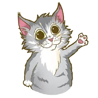 Sticker from @TVstickers Cat